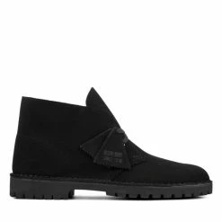 Clarks Desert Rock Black Suede