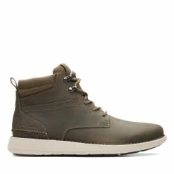 Clarks Larvik MidOlive Leather