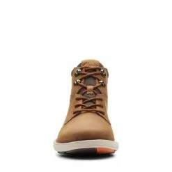 Clarks Larvik Mid Dark Tan Oily -Sandals shop CS M BOOT 26163470 2