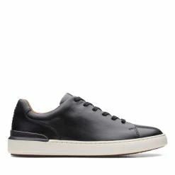 Clarks Court Lite Lace Black Leather