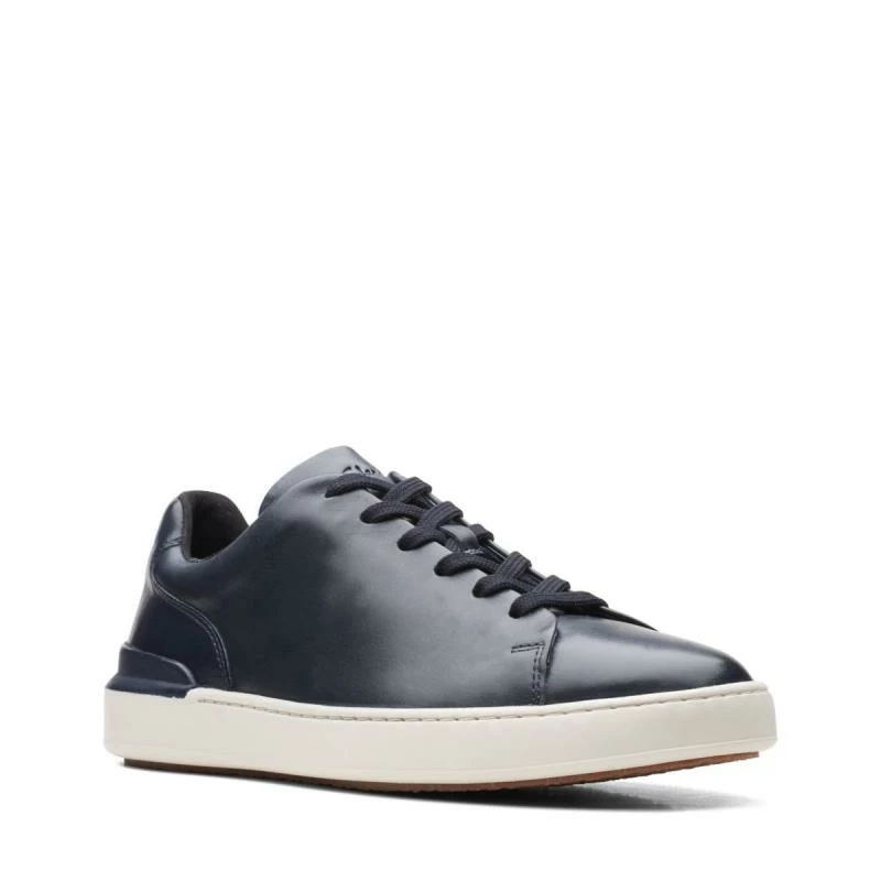 Clarks Court Lite Lace Navy Leather 4 Clarks Court Lite Lace Navy Leather - Image 2
