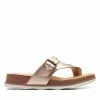 Clarks Brynn Madi Rose Gold Leather -Sandals shop CS SHOES 26164771