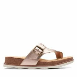 Clarks Brynn Madi Rose Gold Leather