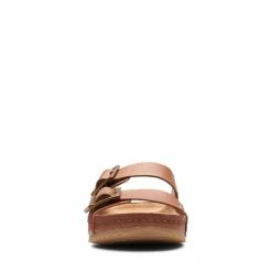 Clarks Brookleigh Sun Dark Tan Leather 7 Clarks Brookleigh Sun Dark Tan Leather -Sandals shop CS SHOES 26165051 2