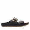 Clarks Brookleigh Sun Black Leather -Sandals shop CS SHOES 26165057
