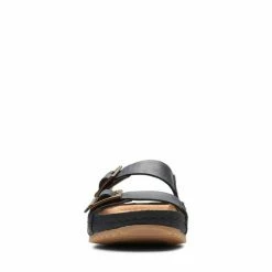 Clarks Brookleigh Sun Black Leather -Sandals shop CS SHOES 26165057 2