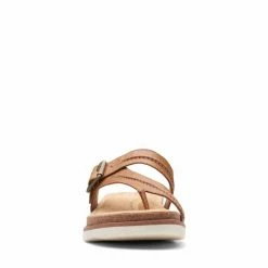 Clarks Brynn Madi Light Tan Leather -Sandals shop CS SHOES 26165171 2