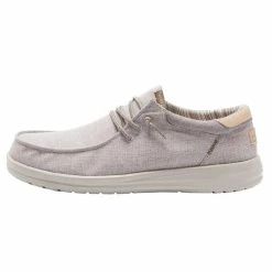 Hey Dude Shoes Paul Chambray – Taupe Grey