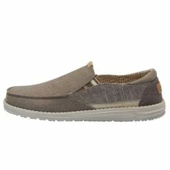 Hey Dude Shoes Thad Chambray – Walnut
