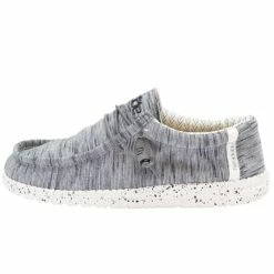 Hey Dude Shoes Wally Stretch Fleece – Stone White
