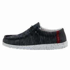 Hey Dude Shoes Wally Stretch Fleece – Black Brick