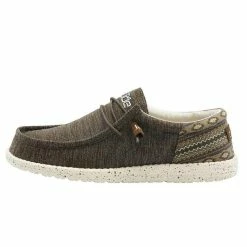 Hey Dude Shoes Wally Canvas – Brown Aztec