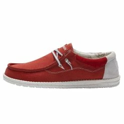 Hey Dude Shoes Wally Flow – Pompeian Red