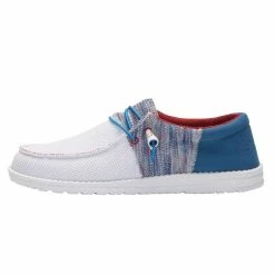 Hey Dude Shoes Wally Sox Tri-Tone – Blue Red