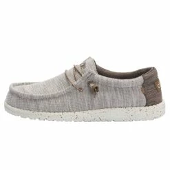 Hey Dude Shoes Wally Stretch Stone – Limestone