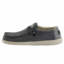 Hey Dude Shoes Wally Chambray – Black