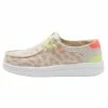 Hey Dude Shoes Wendy Rise Jungle – Leopard Neon Beige