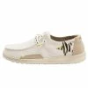 Hey Dude Shoes Wendy Jungle – Zebra Star White