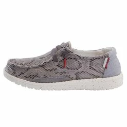 Hey Dude Shoes Wendy Jungle – Python Light Blue