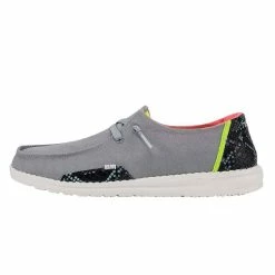 Hey Dude Shoes Wendy Snake – Steel Grey