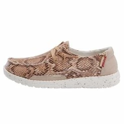 Hey Dude Shoes Wendy L Jungle – Python Light Rose