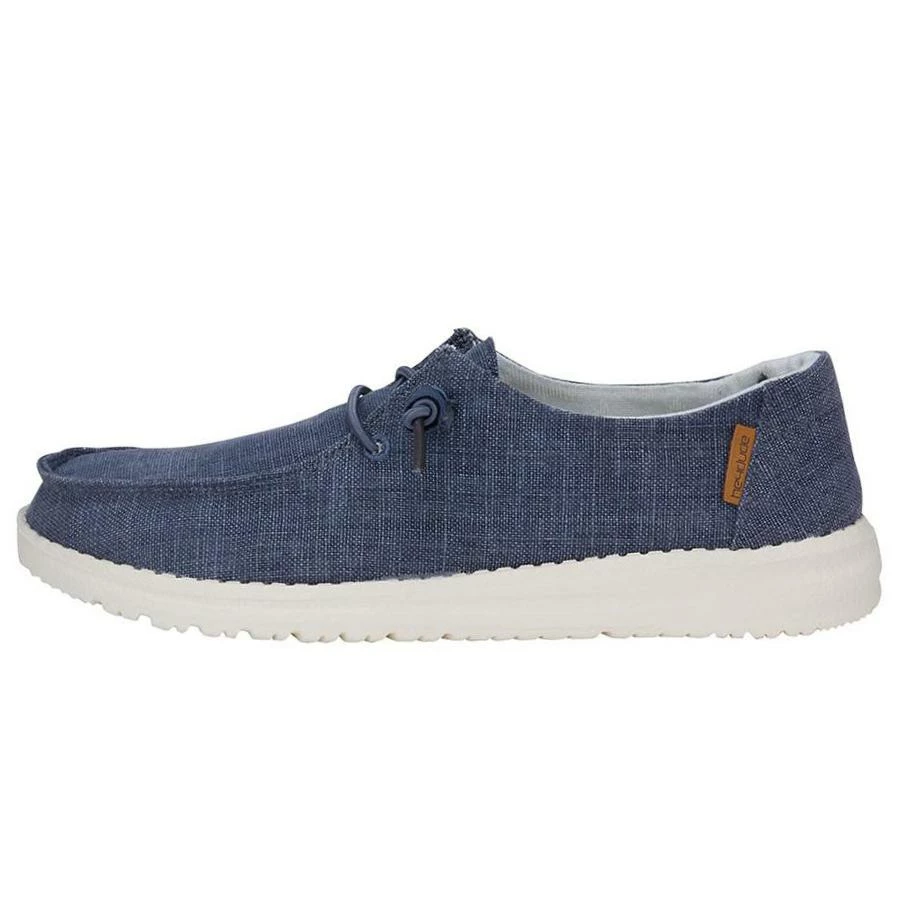 Hey Dude Shoes Wendy Chambray Denim – Navy White 3 Hey Dude Shoes Wendy Chambray Denim – Navy White