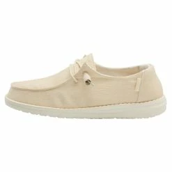Hey Dude Shoes Wendy Linen – Satin Beige